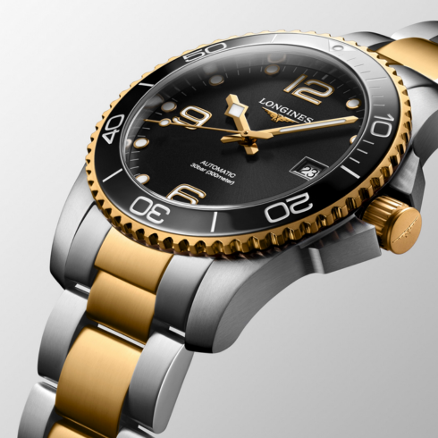 Hydroconquest Steel/Yellow 41MM Watch