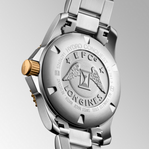 Hydroconquest Steel/Yellow 41MM Watch