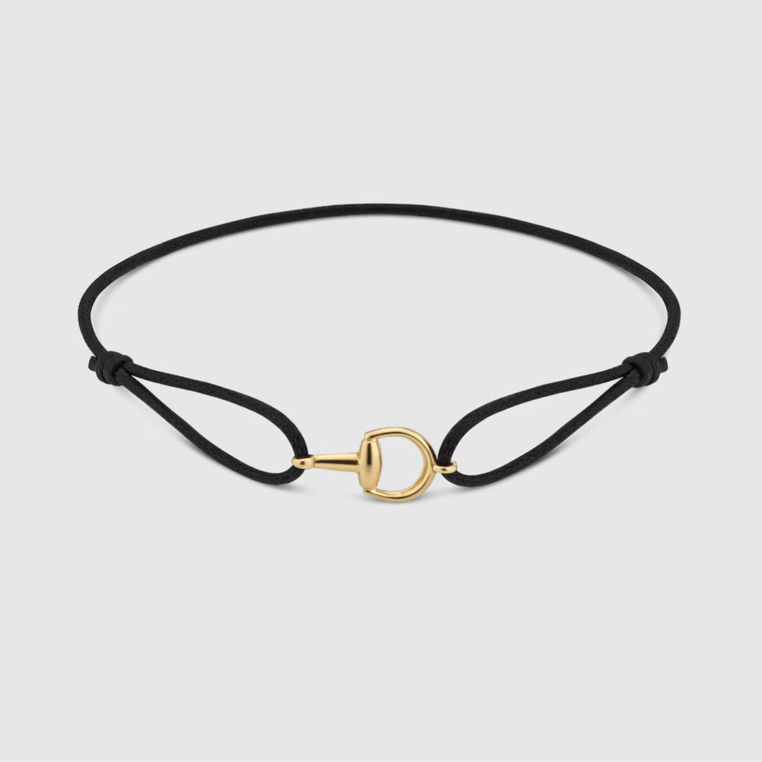 Horsebit 18k Charm Bracelet