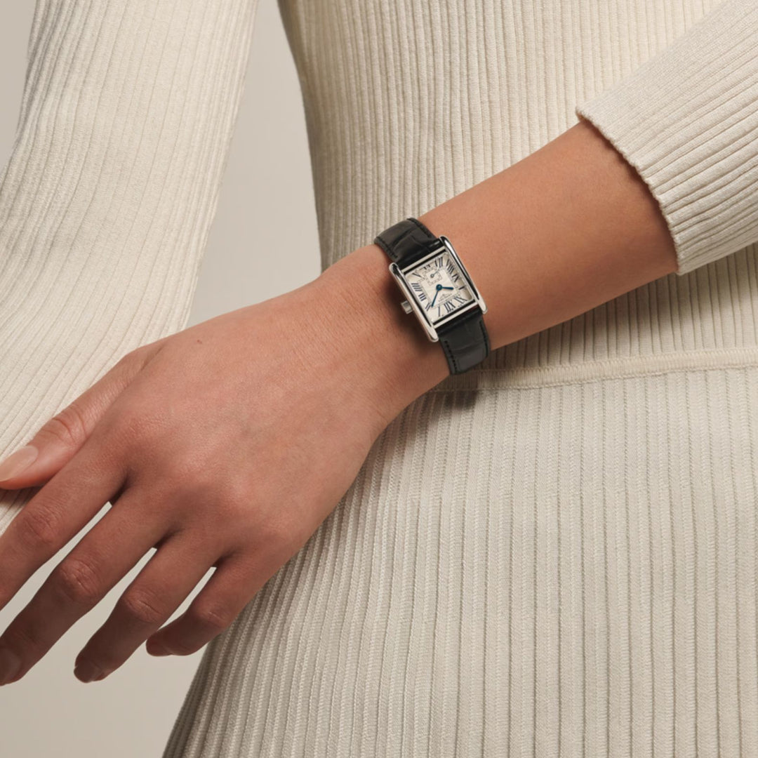 Mini Dolcevita Black Strap 21.50 x 29MM Watch