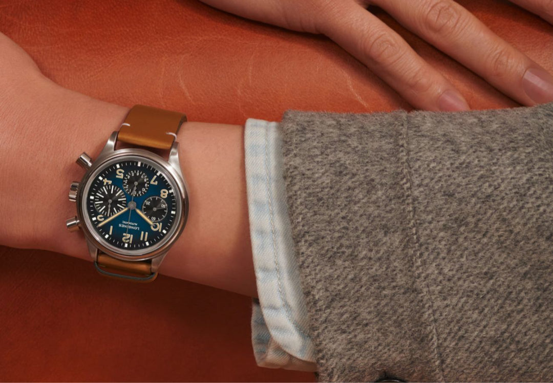Avigation Bigeye 41MM Titanium Chronograph Watch