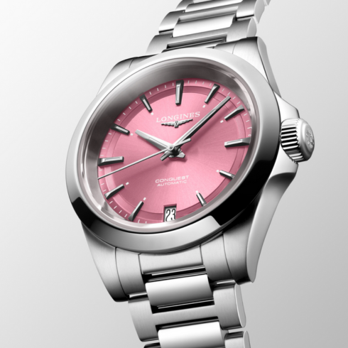 Conquest Pink 34MM Automatic Watch