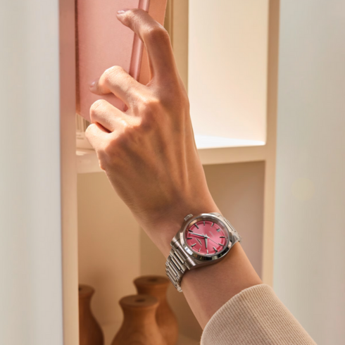 Conquest Pink 34MM Automatic Watch