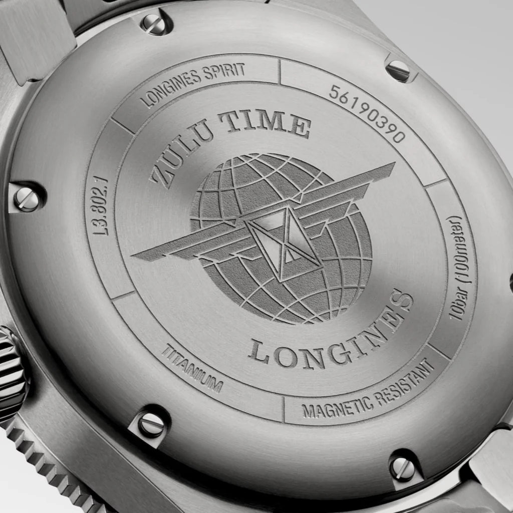 Spirit Zulu Time Titanuim Black 39MM Watch
