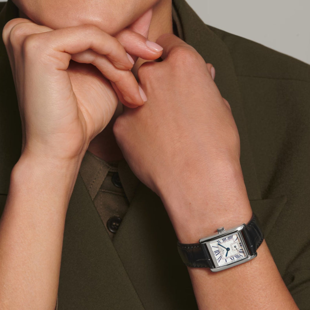 Mini Dolcevita Black Strap 21.50 x 29MM Watch