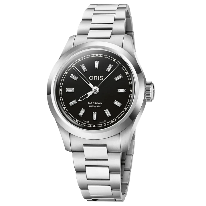 Big Crown Diamonds Black Dial 34MM Watch