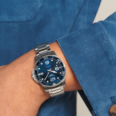 Hydroconquest Blue Ceramic Bezel 39MM Watch