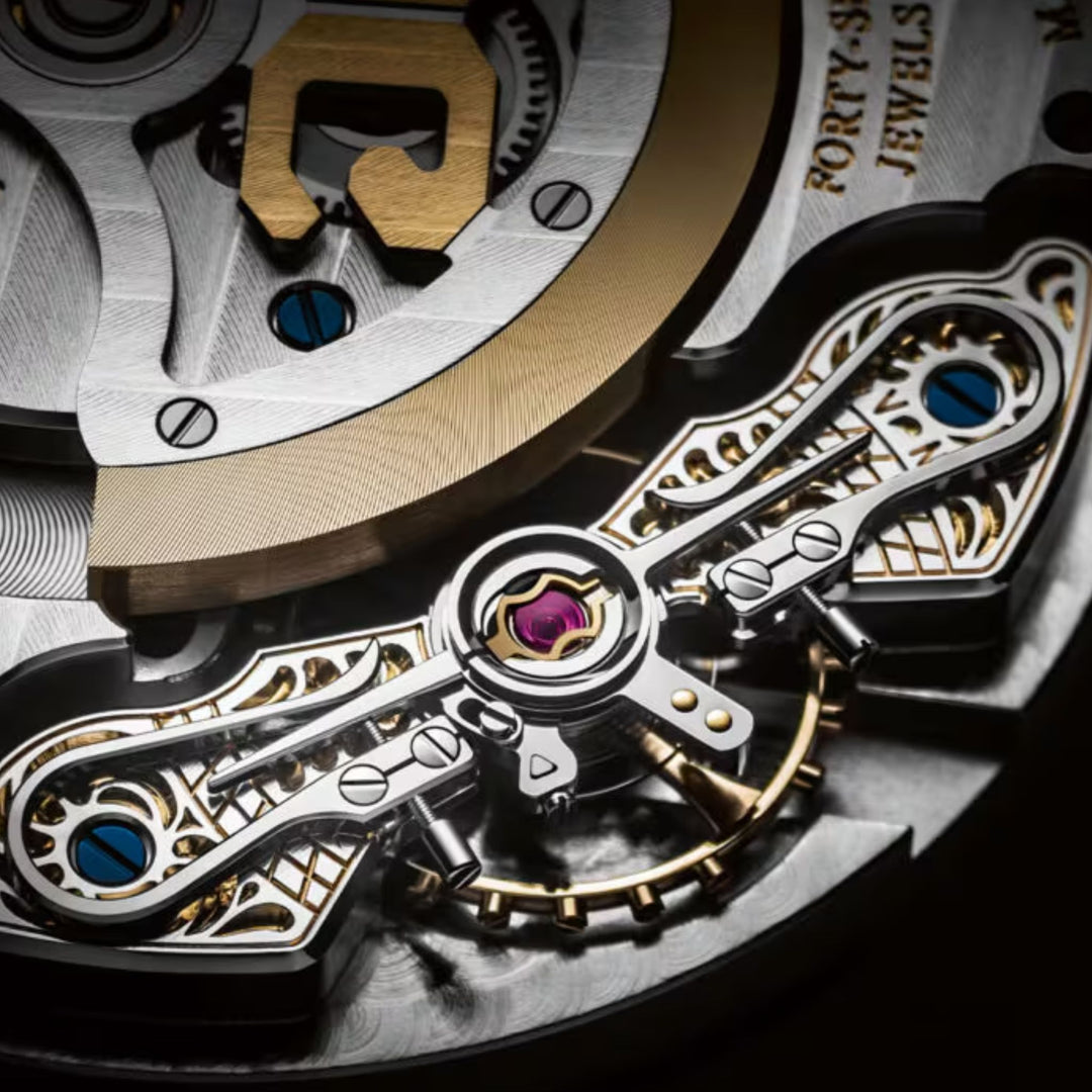 PanoMaticLunar Watch, Green Dial and Strap 40MM