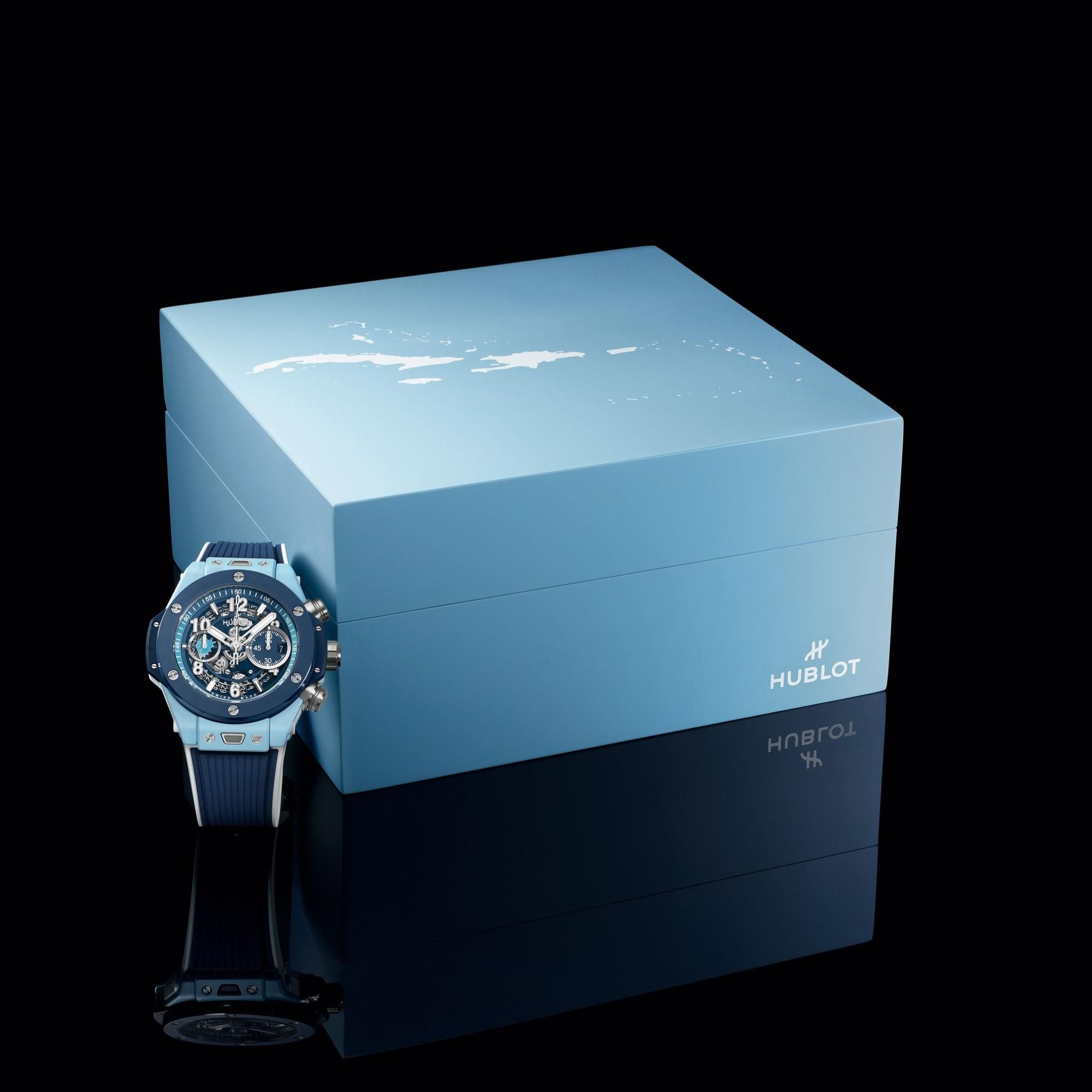 Big Bang Unico Blue Ceramic Caribbean 44MM Watch – Kury Alta Relojeria