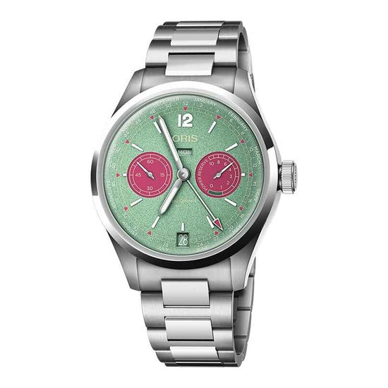 Big Crown Calibre 113 Green and Pink Dial 43MM Watch