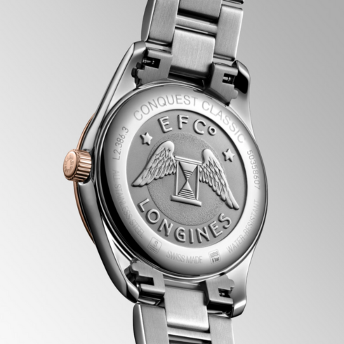 Conquest Classic 34MM SS/RED PVD Coating Watch