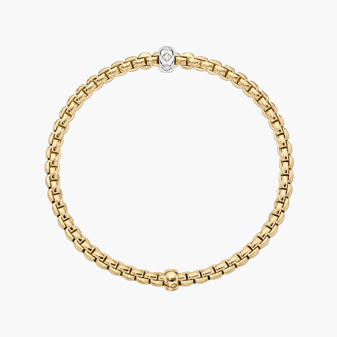Eka 18K Yellow Gold Diamond Bracelet