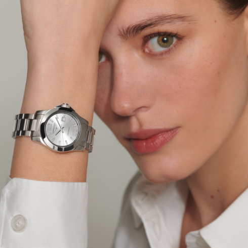 Conquest Stainless Steel 29.5MM Watch