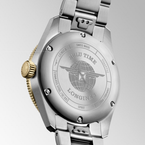 Spirit Zulu Time Stainless Steel/18K Gold 39MM Watch