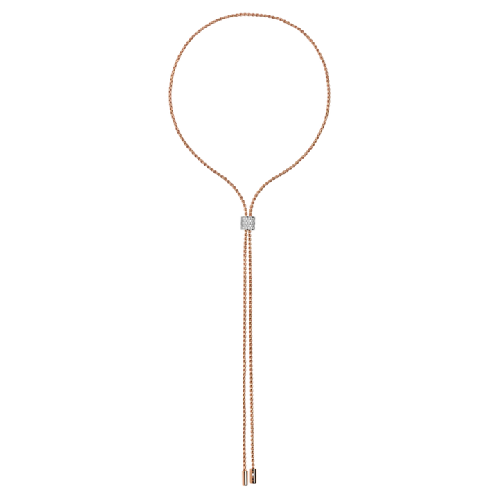 Slider Necklace with Diamond Pave