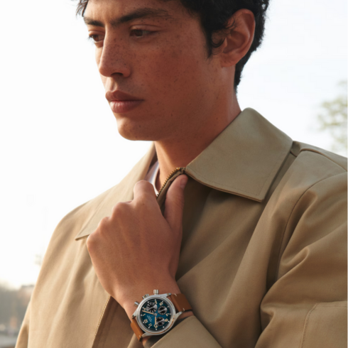 Avigation Bigeye 41MM Titanium Chronograph Watch