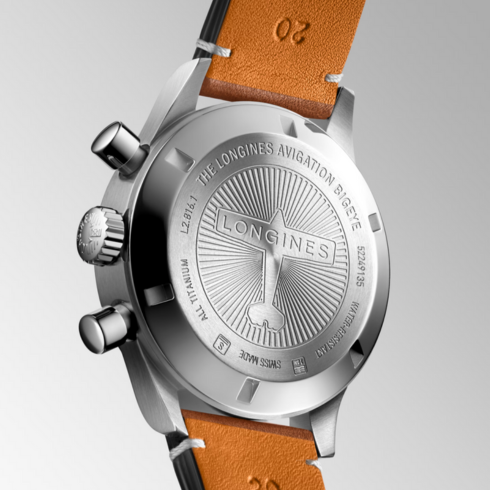 Avigation Bigeye 41MM Titanium Chronograph Watch
