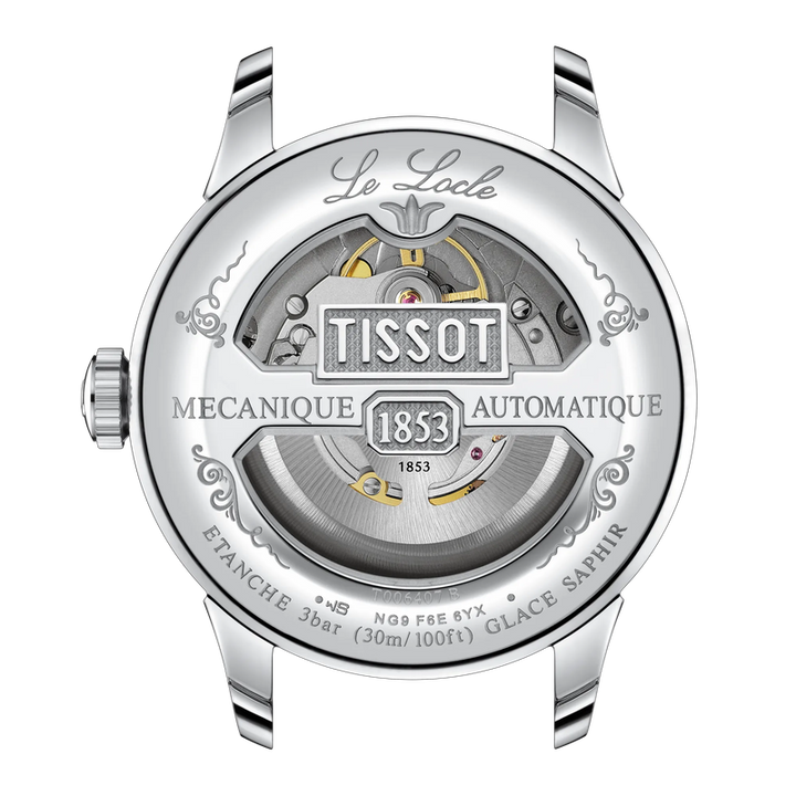 Le Locle Powermatic 80 Steel and Yellow PVD 39MM Watch