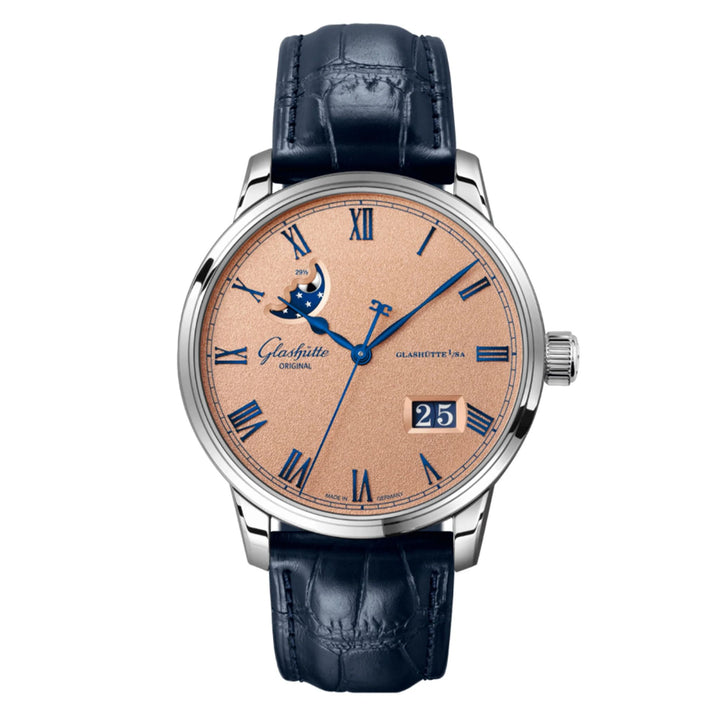 Senator Excellence Panorama Date Moon Phase Watch, 40MM