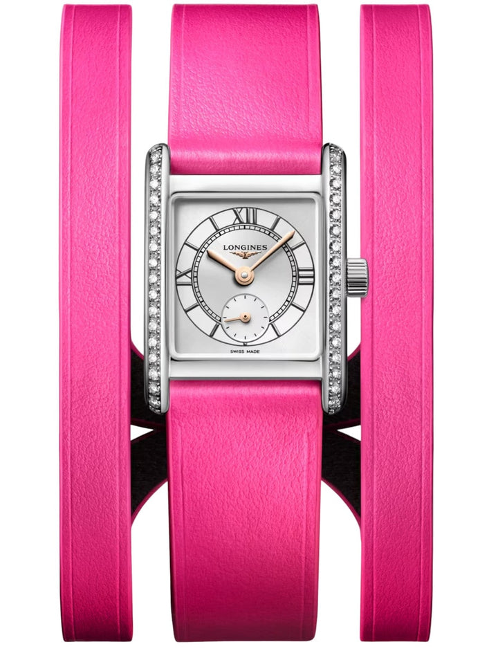 Mini Dolcevita Pink with Diamond Bezel 21.5x29MM Watch