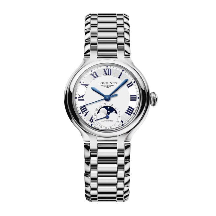 Primaluna II Moonphase Stainless Steel 34MM Watch