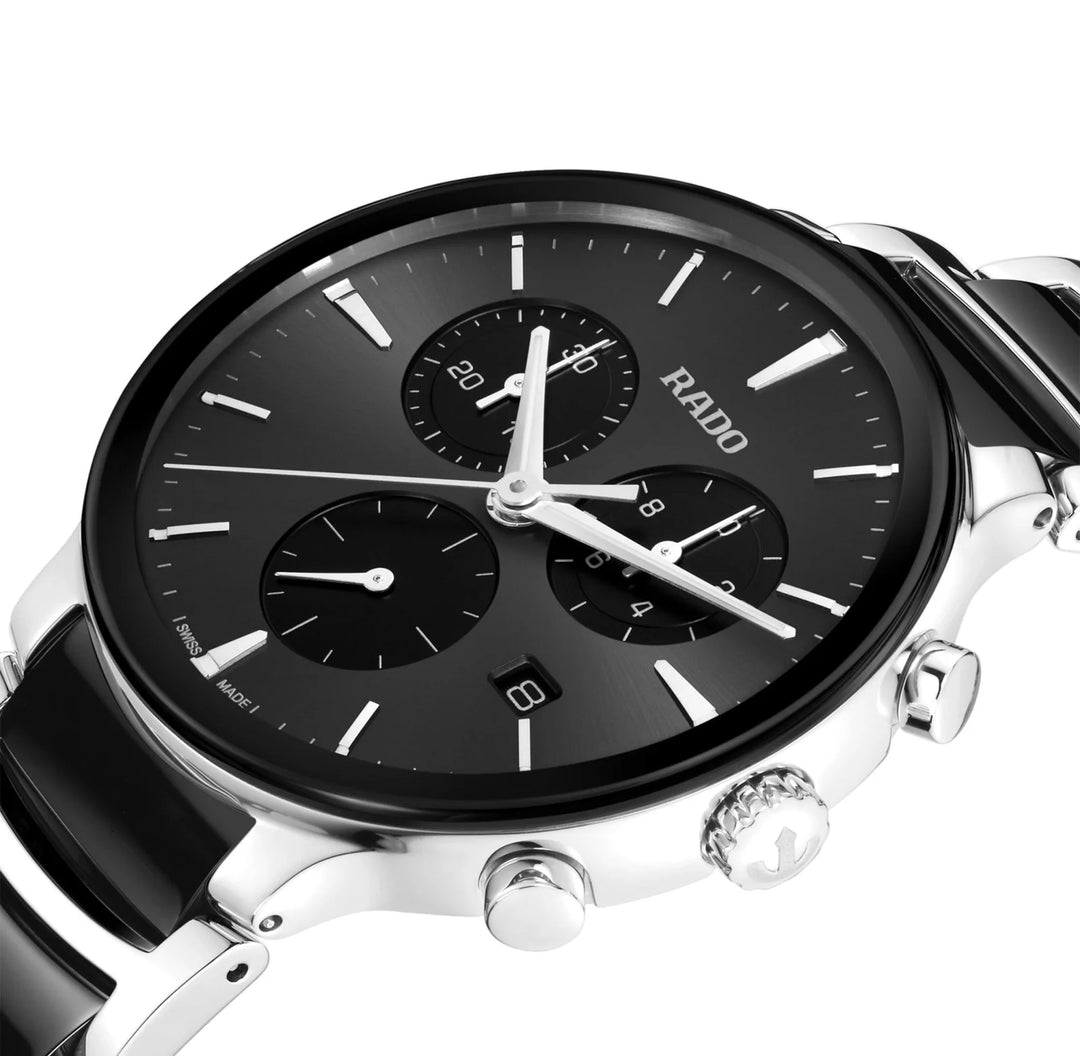Centrix Round Black Ceramic 41MM Watch