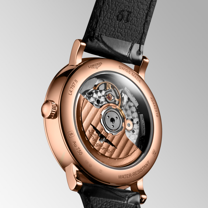 Elegant 37MM 18K Pink Gold Watch