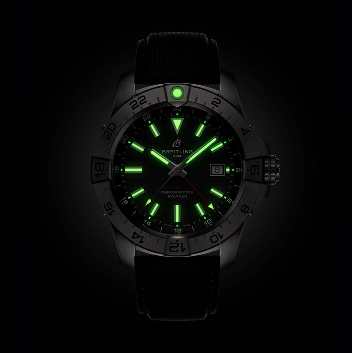 Avenger Automatic GMT Black 44MM Watch