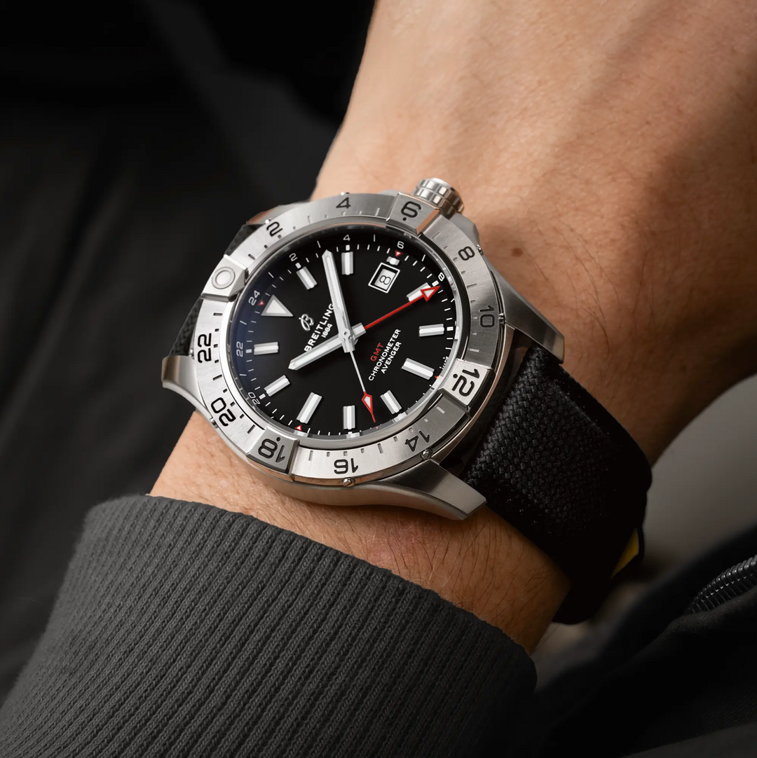 Avenger Automatic GMT Black 44MM Watch