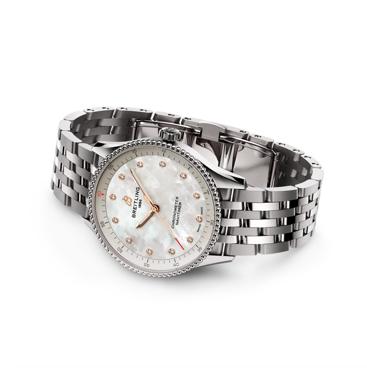 Navitimer MOP/Diamond Index 32MM Watch
