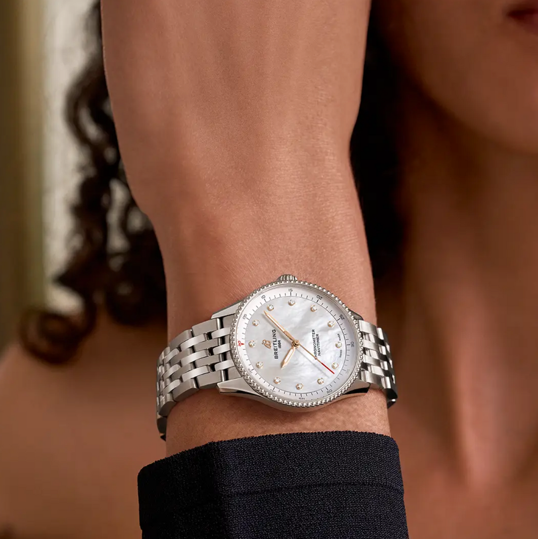 Navitimer MOP/Diamond Index 32MM Watch