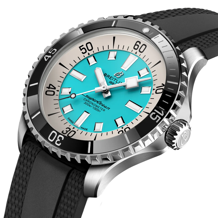 Superocean III Automatic Turquoise/White 44MM Watch
