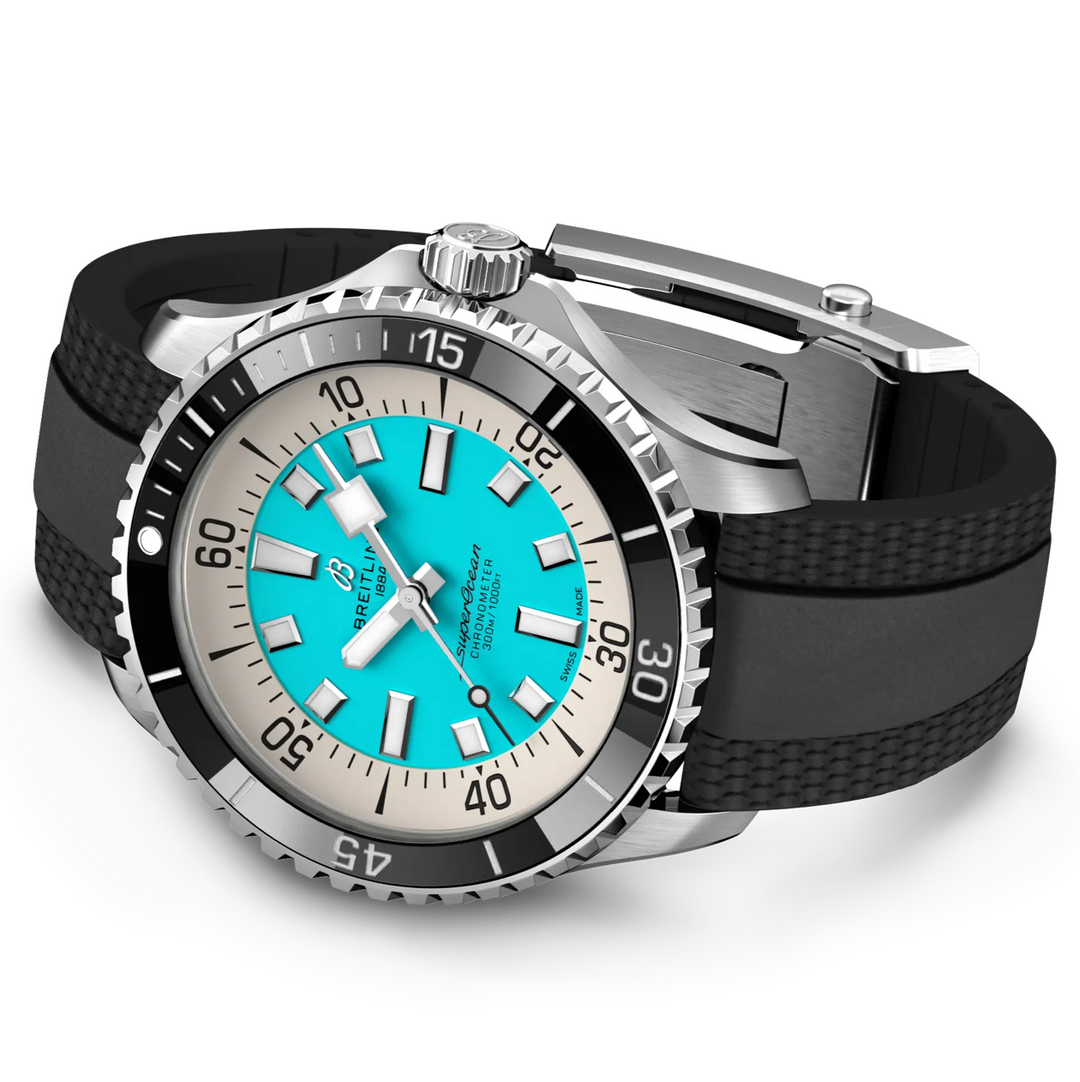 Superocean III Automatic Turquoise/White 44MM Watch