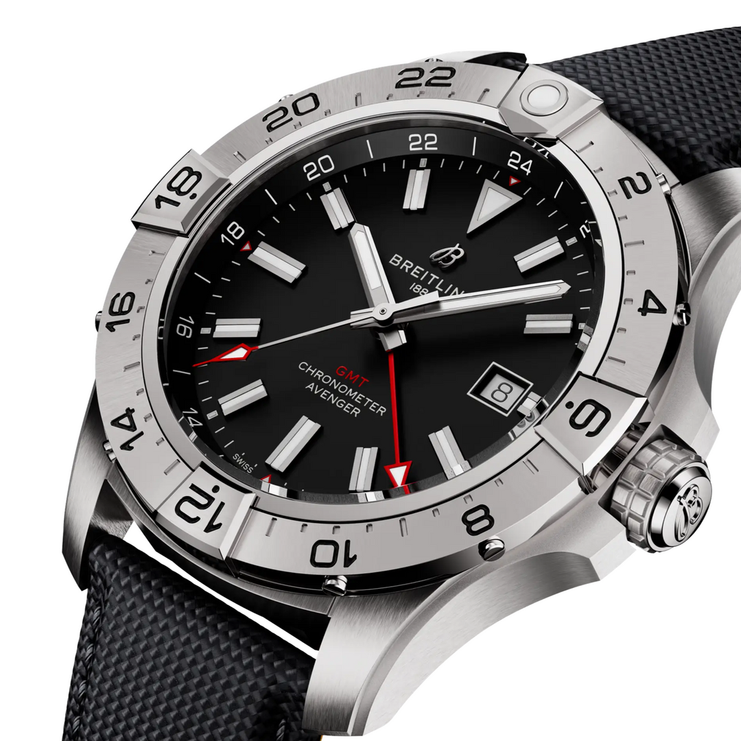 Avenger Automatic GMT Black 44MM Watch
