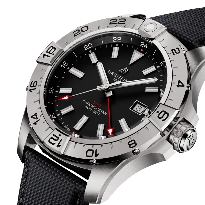 Avenger Automatic GMT Black 44MM Watch
