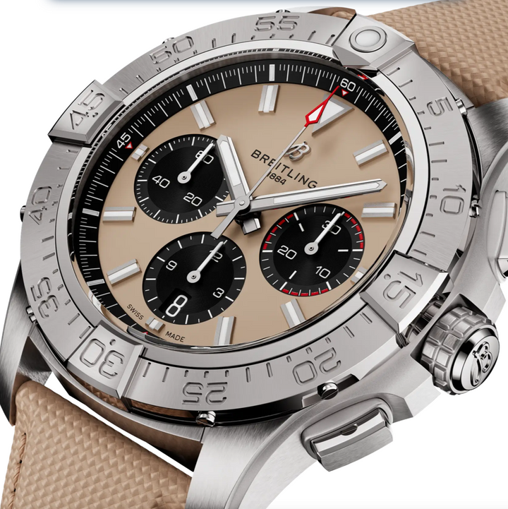 Avenger B01 Chronograph Beige 44MM Watch