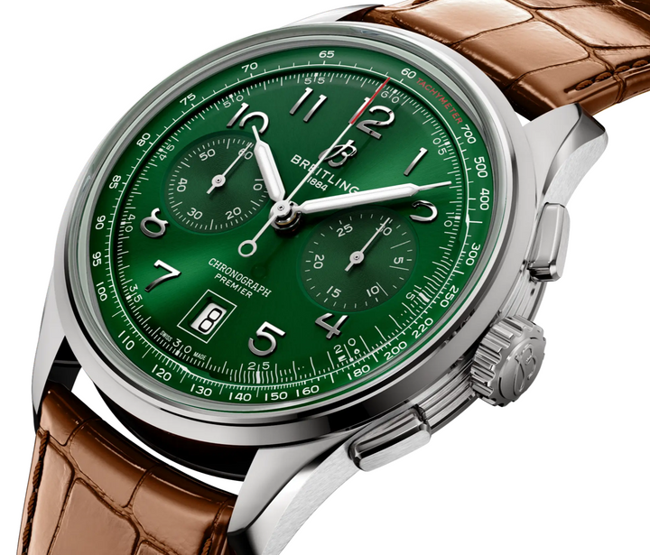 Premier B01 Chronograph Green Dial 42MM Watch