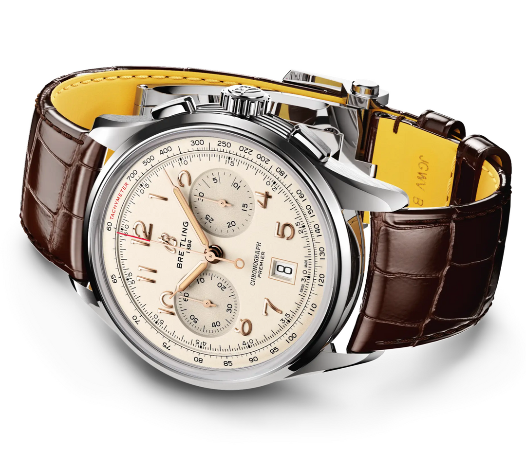 Premier B01 Chronograph Beige Dial 42MM Watch
