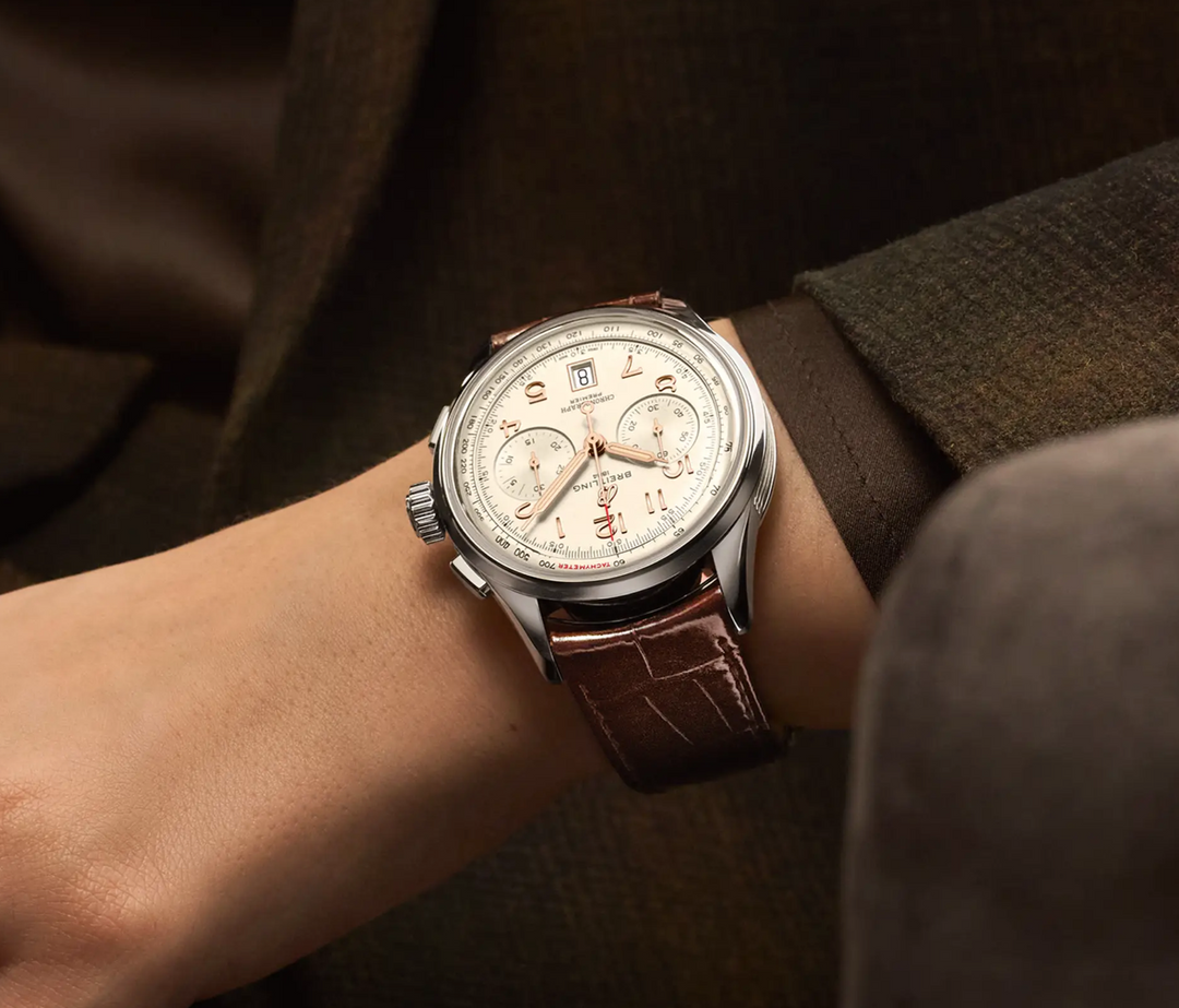 Premier B01 Chronograph Beige Dial 42MM Watch