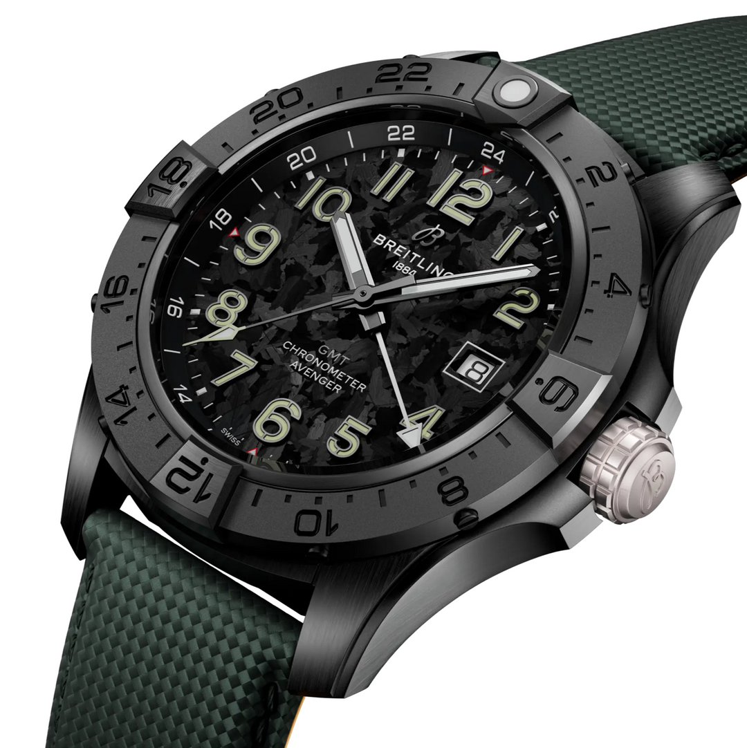 Avenger Automatic GMT 44 Night Mission Green Watch