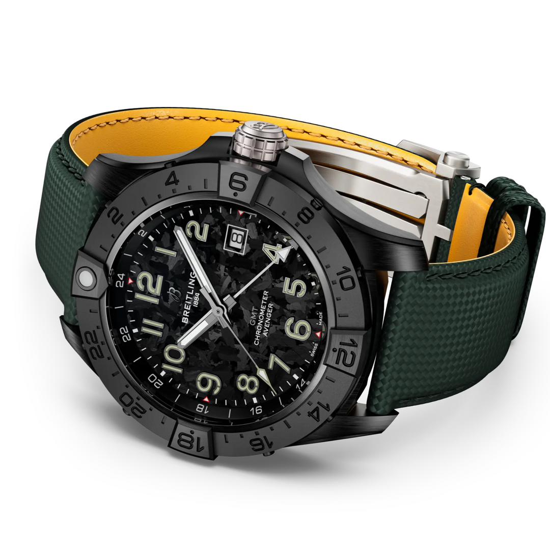 Avenger Automatic GMT 44 Night Mission Green Watch