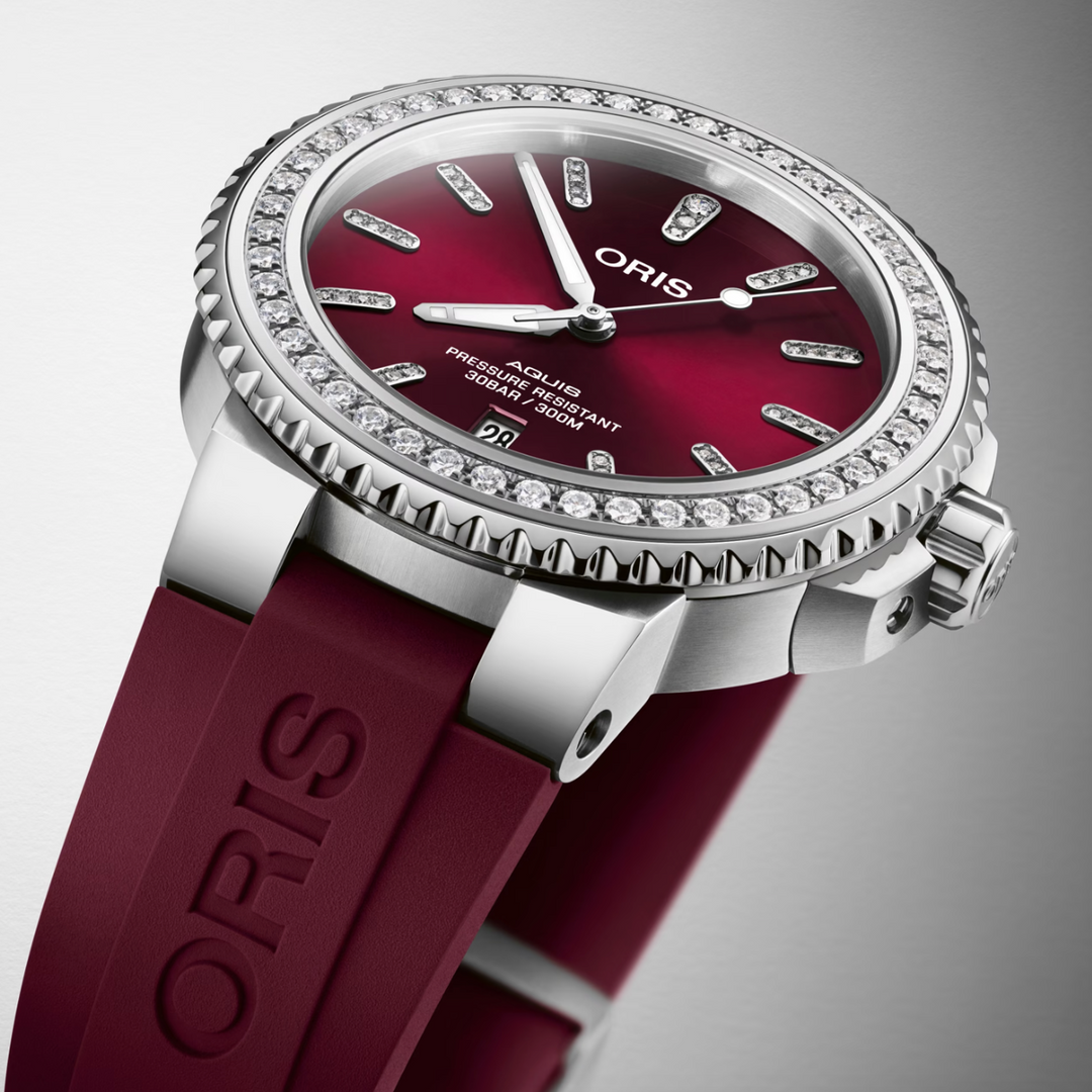 Aquis Date Diamonds 41.5 MM Watch