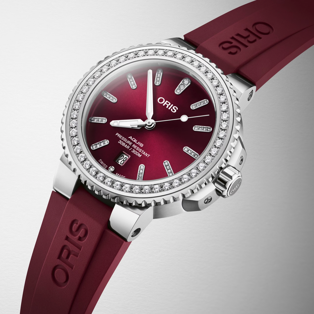 Aquis Date Diamonds 41.5 MM Watch