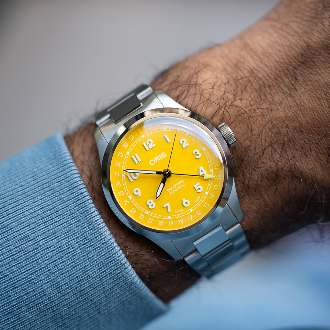 Big Crown Pointer Date Yellow 40MM Watch