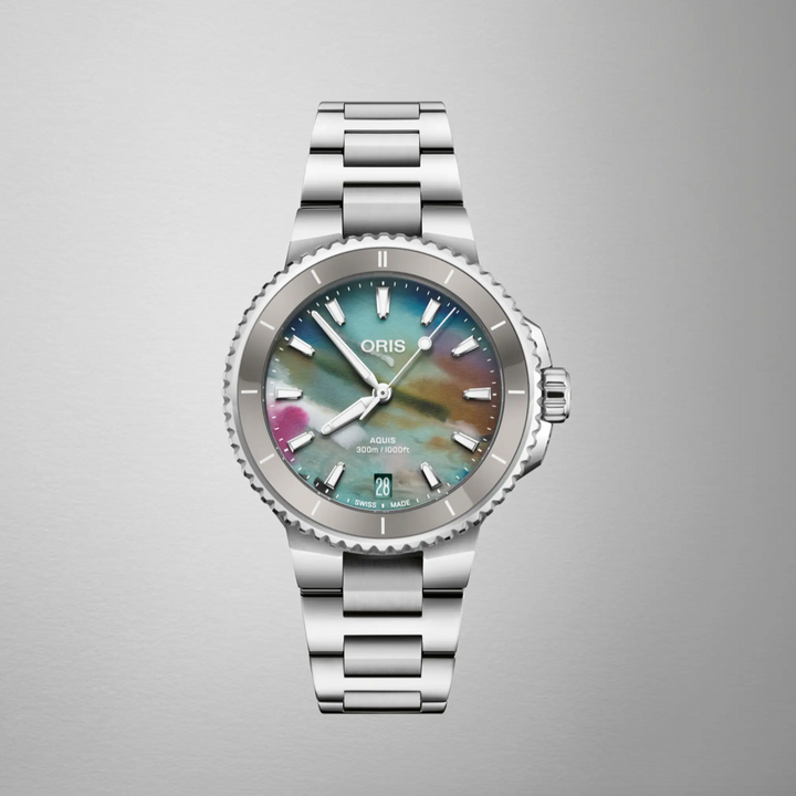 Aquis Date Upcycle 36.5MM Watch