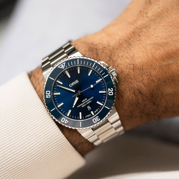 Aquis Date Green Dial 43.50MM Watch