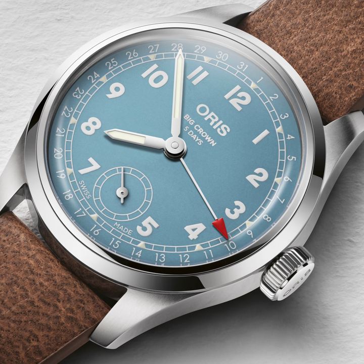 Big Crown Calibre 473 Blue Dial 38MM Watch