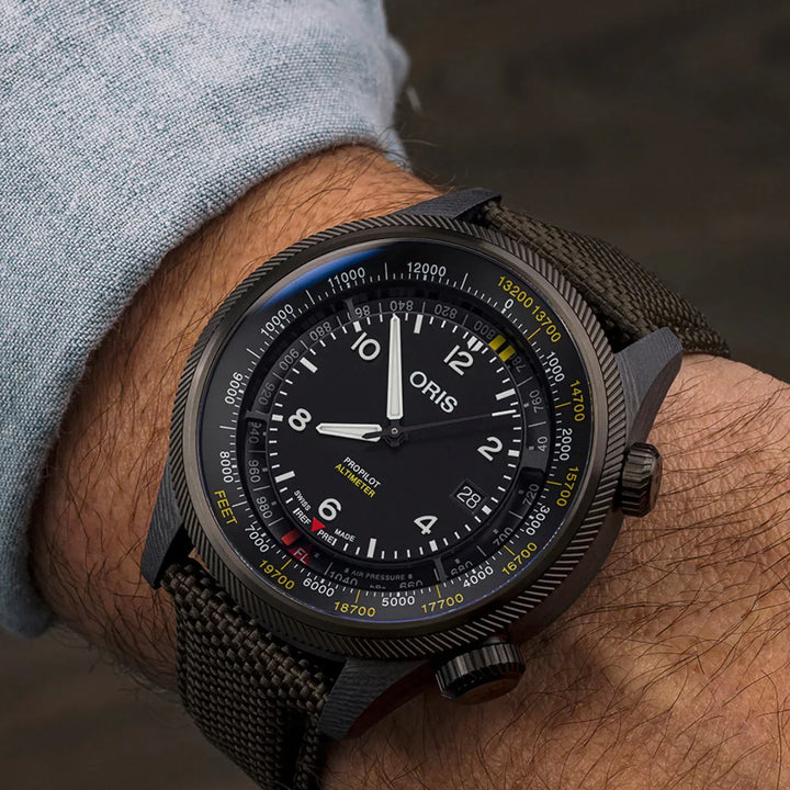 Pro Pilot Altimeter 47MM Carbon Watch