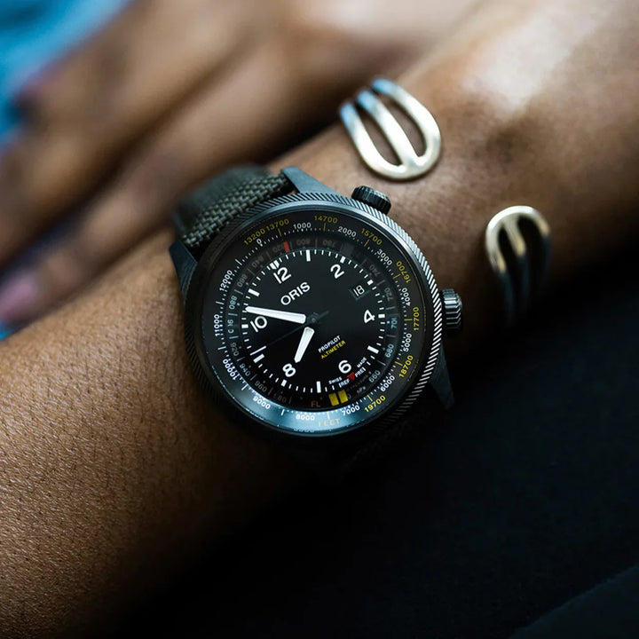 Pro Pilot Altimeter 47MM Carbon Watch