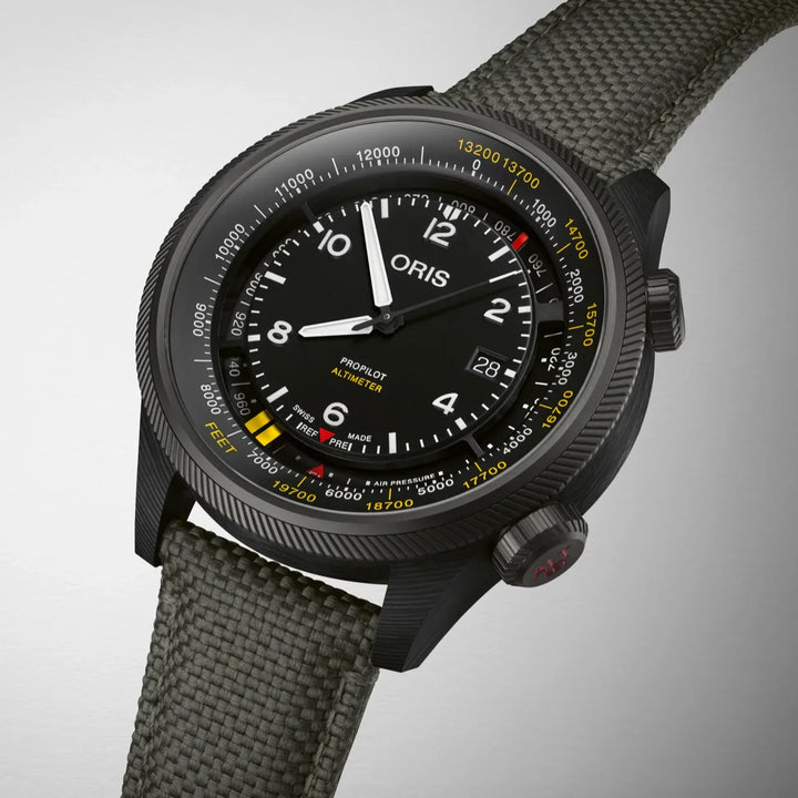 Pro Pilot Altimeter 47MM Carbon Watch